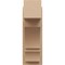 Ekena Millwork 7 1/2-in W x 14-in D x 22-in H Balboa Block Rough Cedar Woodgrain TimberThane Outlooker, Primed Tan OUTUR075X14X22BOA44RCPR - alternate 3